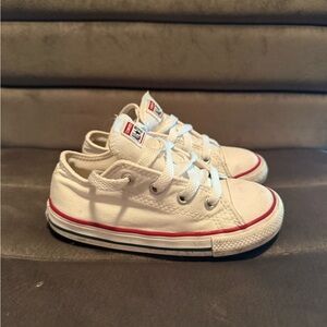 White Converse Sneakers Toddler Size 9c